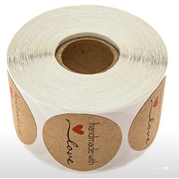 New 1 roll 500 Homemade With Love - Picture 3 of 5